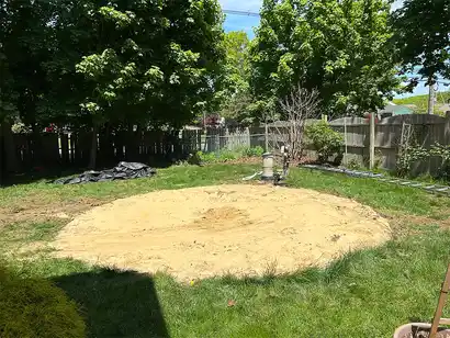 After: Above Ground Pool