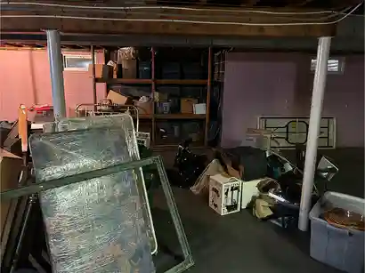 Before: Basement Cleanup