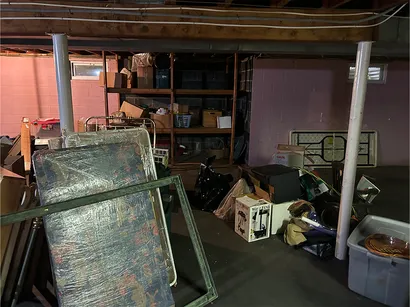 Before: Basement Cleanup