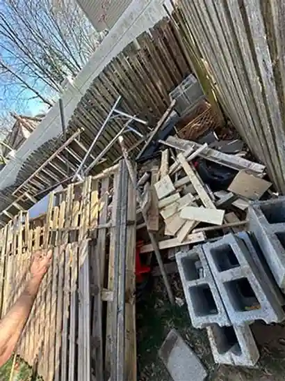 Before: Shed Removal / Exterior Cleanup